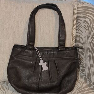 Radley London Brown Leather Hobo Shoulder Bag With Hang Tag And Dust Bag!